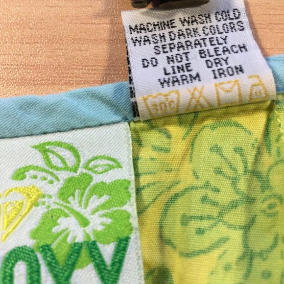 Roxy Quiksilver Yellow and Green Floral Cotton Skirt Size 7 - Picture 2 of 6